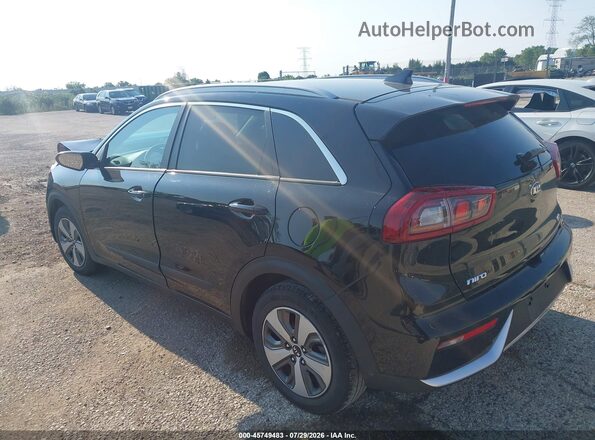 KNDCB3LC4J5210829 2018 KIA NIRO Black Հետևի ձախ