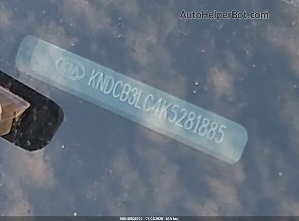 KNDCB3LC4K5281885 2019 KIA NIRO Black Շարժիչի բաժամունքի տեսք
