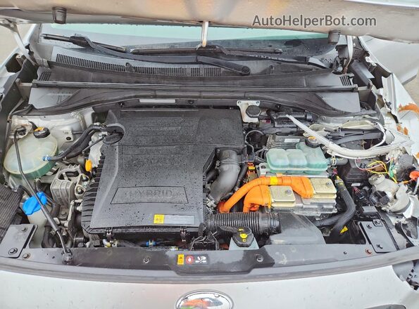 KNDCB3LC4K5283636 2019 KIA NIRO Silver Widok komory silnika