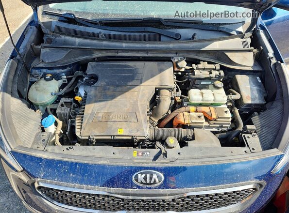 KNDCB3LC4K5336576 2019 KIA NIRO Синий Вид подкапотного пространства