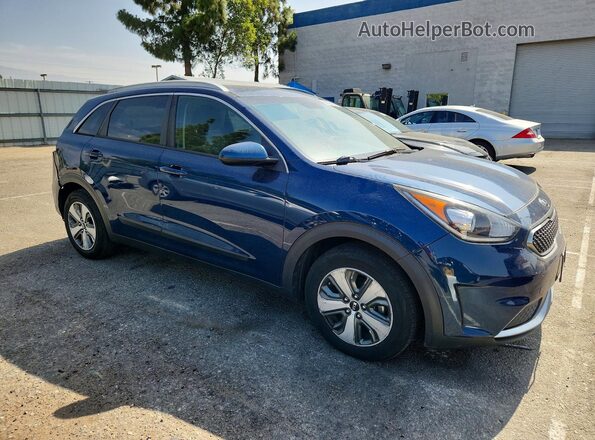 KNDCB3LC4K5336576 2019 KIA NIRO Синий Передняя правая четверть