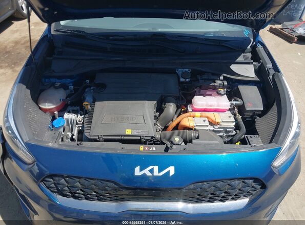 KNDCB3LC4N5515771 2022 KIA NIRO Синий Вид сзади