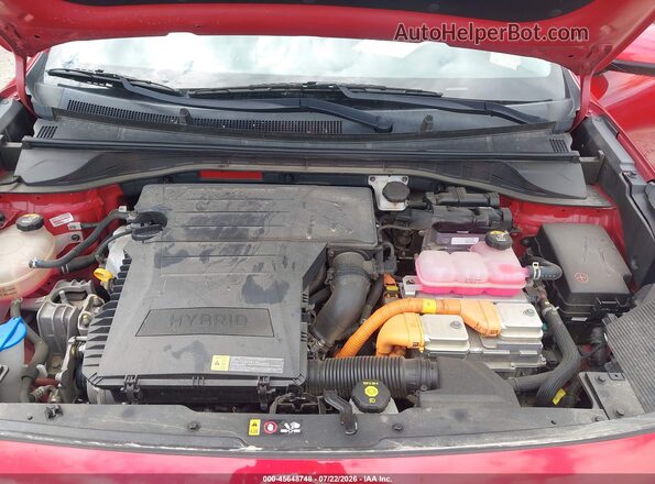 KNDCB3LC4N5541920 2022 KIA NIRO Красный Вид сзади