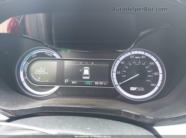 KNDCB3LC4N5541920 2022 KIA NIRO Красный Вид задних сидений
