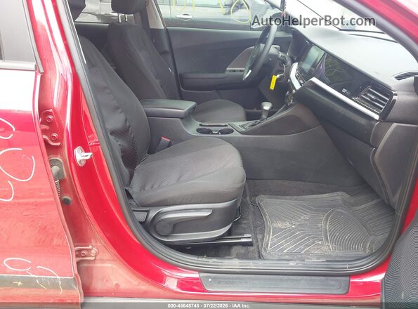 KNDCB3LC4N5541920 2022 KIA NIRO Красный Вид салона спереди