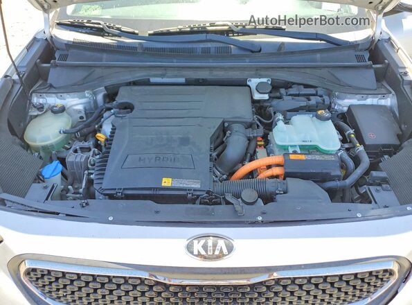 KNDCB3LC5H5036702 2017 KIA NIRO Silver Вид підкапотного простору