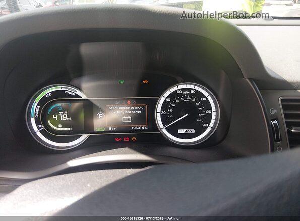 KNDCB3LC5H5066511 2017 KIA NIRO Gray უკანა სავარძლების ხედი