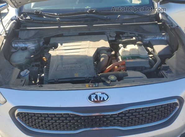 KNDCB3LC5H5103430 2017 KIA NIRO Silver Սալոնի հետևի տեսք