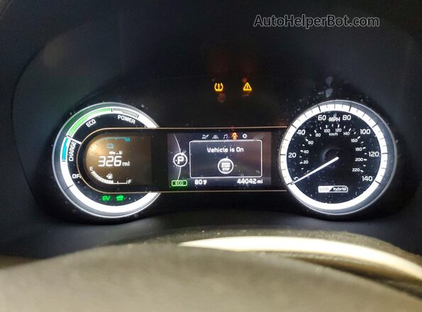 KNDCB3LC5K5315722 2019 KIA NIRO Красный Вид щитка приборов