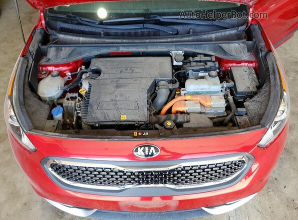 KNDCB3LC5K5315722 2019 KIA NIRO Красный Вид задней части салона