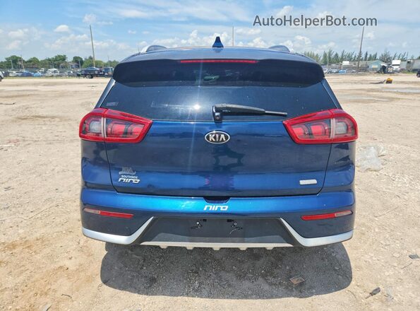 KNDCB3LC6H5045067 2017 KIA NIRO Blue Հետևի տեսք