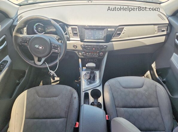 KNDCB3LC6H5045067 2017 KIA NIRO Blue Առջևի վահանակի տեսք