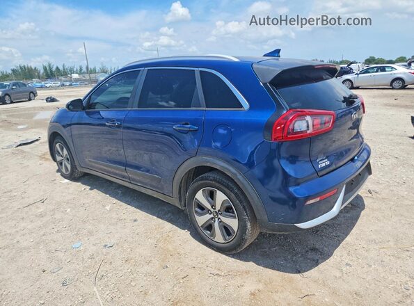 KNDCB3LC6H5045067 2017 KIA NIRO Blue Հետևի ձախ