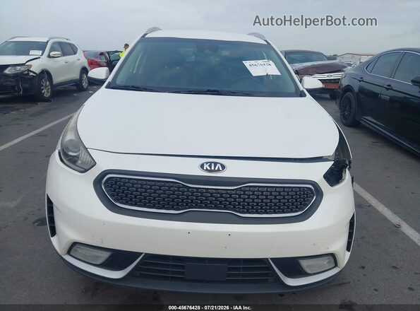 KNDCB3LC6H5085049 2017 KIA NIRO Белый Вид задней части салона