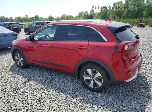 KNDCB3LC6J5154909 2018 KIA NIRO Red უკანა მარცხენა