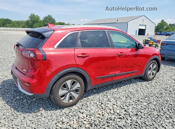 KNDCB3LC6J5154909 2018 KIA NIRO Red უკანა მარჯვენა