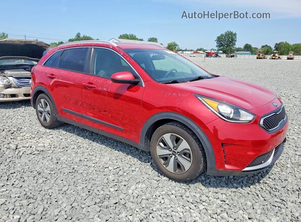 KNDCB3LC6J5154909 2018 KIA NIRO Red წინა მარჯვენა