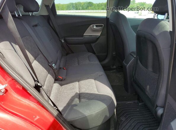 KNDCB3LC6J5154909 2018 KIA NIRO Red უკანა სალონის ხედი