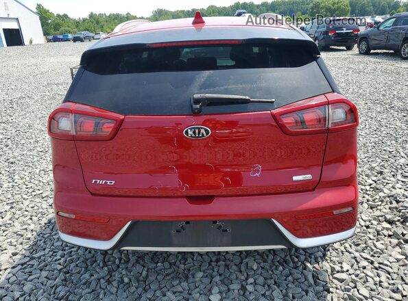 KNDCB3LC6J5154909 2018 KIA NIRO Red უკანა ხედი