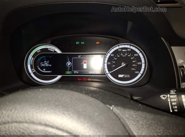 KNDCB3LC6J5160693 2018 KIA NIRO Silver უკანა სავარძლების ხედი
