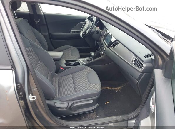 KNDCB3LC6J5162086 2018 KIA NIRO Black Widok wnętrza z przodu
