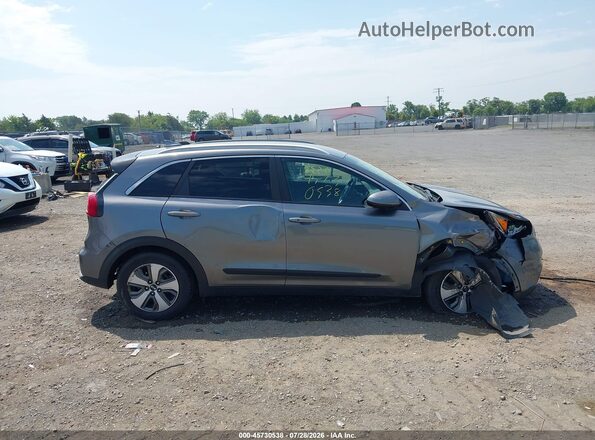 KNDCB3LC6J5162086 2018 KIA NIRO Black Widok wnętrza z tyłu