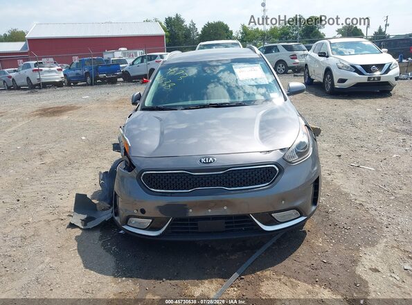 KNDCB3LC6J5162086 2018 KIA NIRO Black Widok zestawu wskaźników