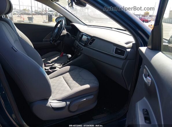 KNDCB3LC6J5200755 2018 KIA NIRO Синий Вид салона спереди