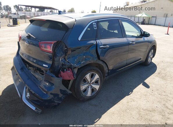 KNDCB3LC6J5200755 2018 KIA NIRO Синий Задняя правая четверть