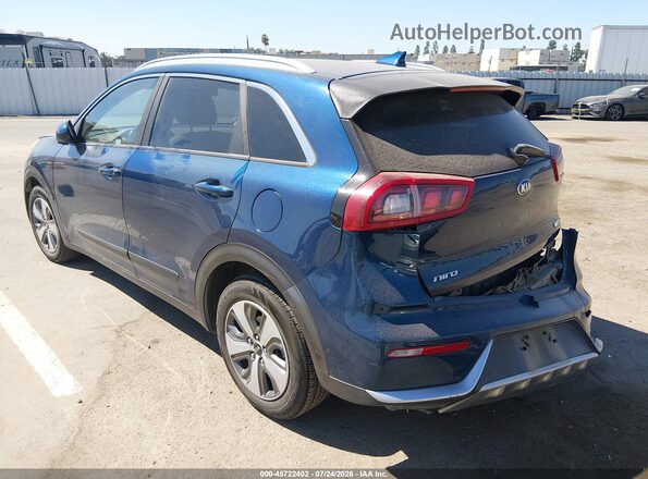 KNDCB3LC6J5200755 2018 KIA NIRO Синий Задняя левая четверть
