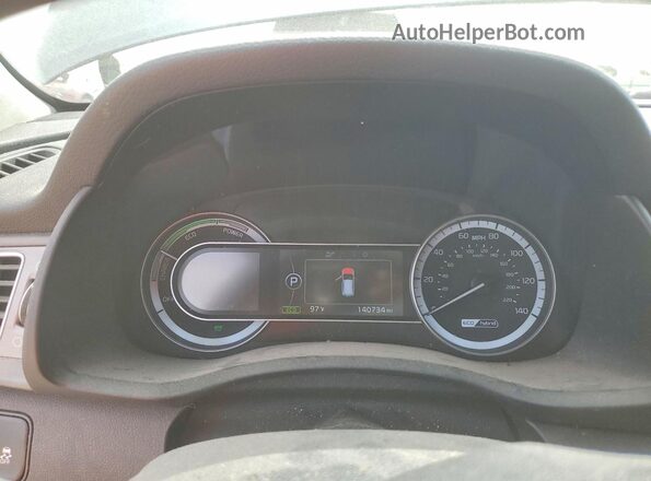 KNDCB3LC6J5205602 2018 KIA NIRO Blue Vista del cuadro de instrumentos