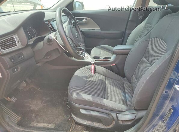 KNDCB3LC6J5205602 2018 KIA NIRO Blue Vista interior delantera