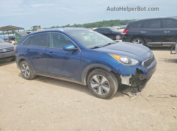 KNDCB3LC6J5205602 2018 KIA NIRO Blue Delantero derecho