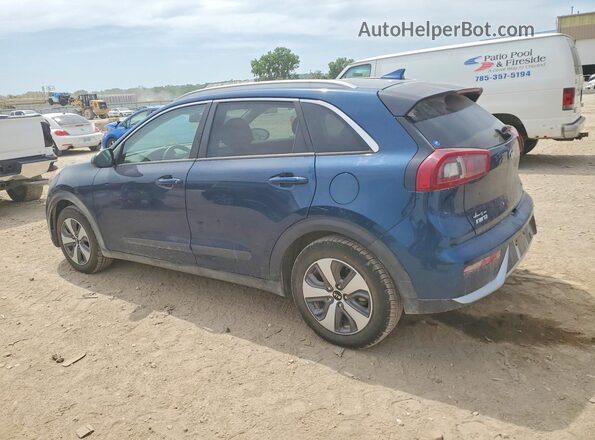 KNDCB3LC6J5205602 2018 KIA NIRO Blue Trasero izquierdo