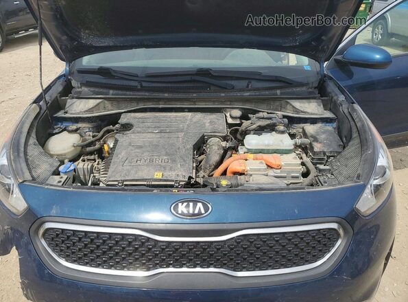 KNDCB3LC6J5205602 2018 KIA NIRO Blue Vista interior trasera