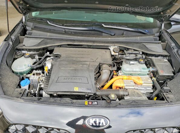 KNDCB3LC6L5368088 2020 KIA NIRO Black Вид задньої частини салону