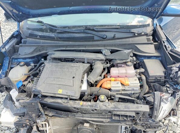 KNDCB3LC6L5451617 2020 KIA NIRO Blue ძრავის განყოფილების ხედი