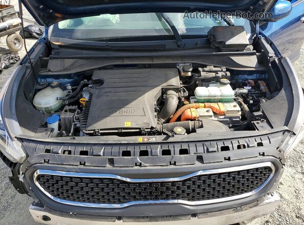 KNDCB3LC7K5216433 2019 KIA NIRO Синий Вид подкапотного пространства