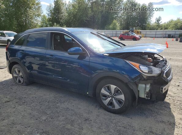 KNDCB3LC7K5216433 2019 KIA NIRO Синий Передняя правая четверть