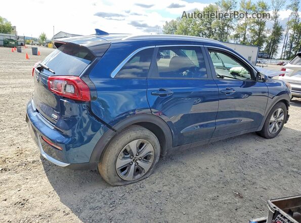 KNDCB3LC7K5216433 2019 KIA NIRO Синий Задняя правая четверть