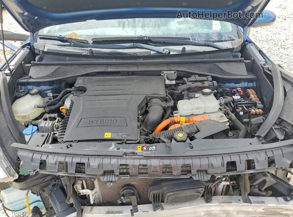 KNDCB3LC7K5350682 2019 KIA NIRO Синий Вид задней части салона
