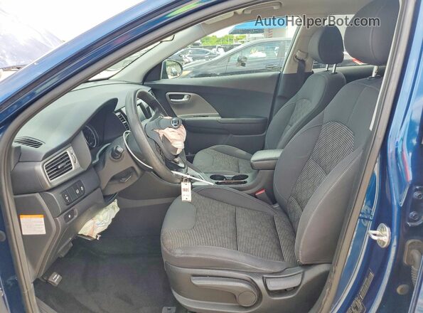 KNDCB3LC7K5350682 2019 KIA NIRO Синий Вид салона спереди