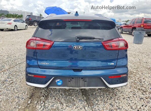 KNDCB3LC7K5350682 2019 KIA NIRO Синий Вид сзади