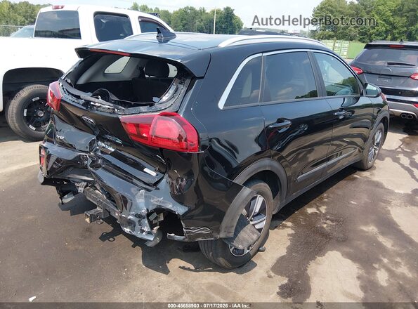 KNDCB3LC7M5480156 2021 KIA NIRO Черный Задняя правая четверть