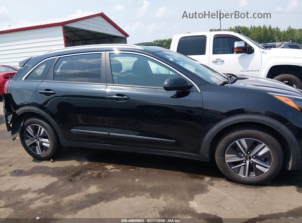 KNDCB3LC7M5480156 2021 KIA NIRO Черный Вид задней части салона