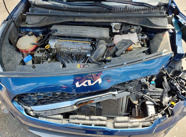 KNDCB3LC7N5536145 2022 KIA NIRO Blue Widok komory silnika