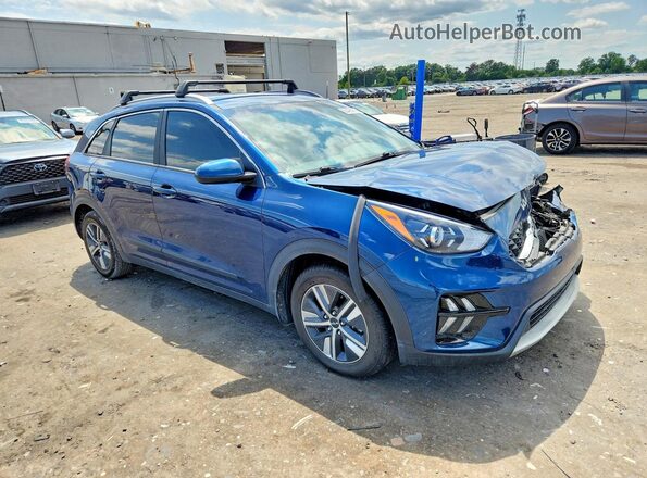 KNDCB3LC7N5536145 2022 KIA NIRO Blue Przód prawy