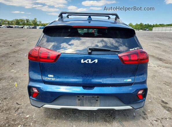 KNDCB3LC7N5536145 2022 KIA NIRO Blue Widok z tyłu