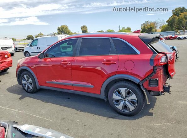 KNDCB3LC8H5048228 2017 KIA NIRO Red Rear left