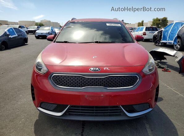 KNDCB3LC8H5048228 2017 KIA NIRO Red Front view